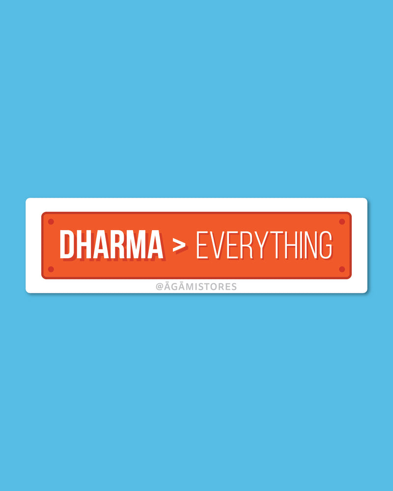 Dharma > Everything | Laptop & Mobile Sticker