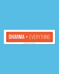 Dharma > Everything | Laptop & Mobile Sticker