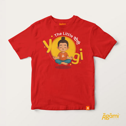The Little Yogi Kids Tshirt | Red