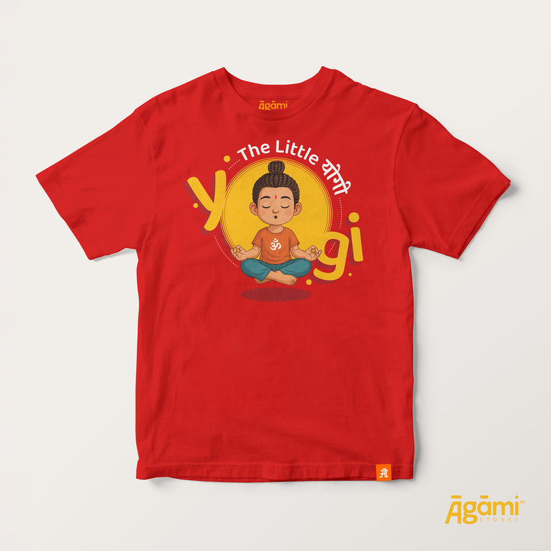 The Little Yogi Kids Tshirt | Red