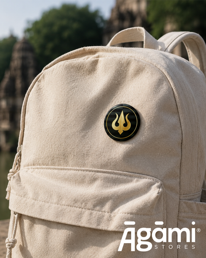 Trishul | Pin Badge + Magnet