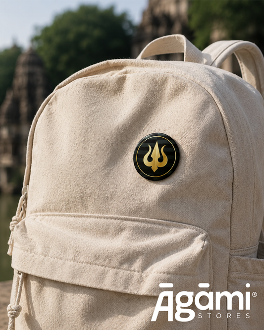 Trishul | Pin Badge + Magnet
