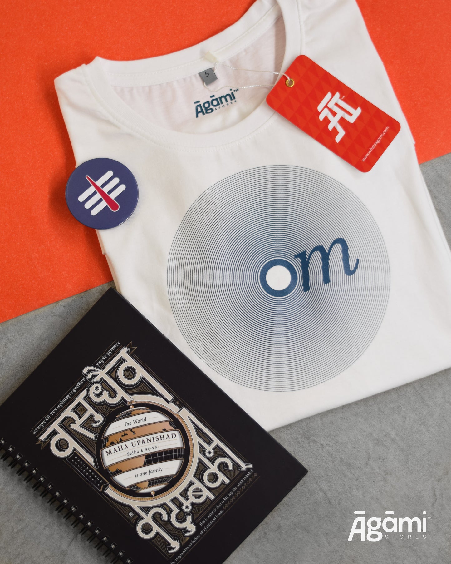 T-shirt + Notebook + Badge (Hamper 3)