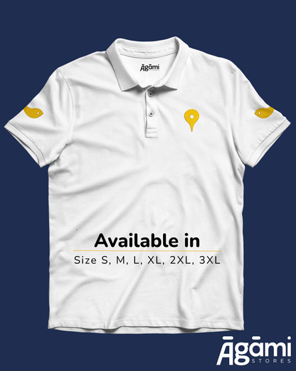 Vitthal Tilak Polo Tshirt - White