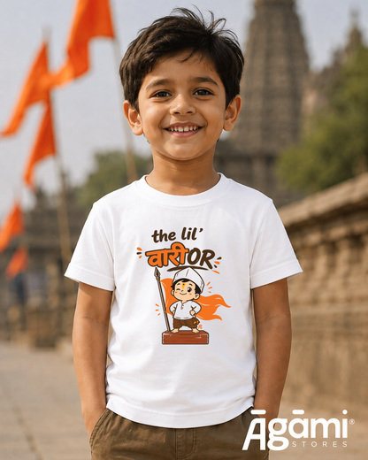 The Lil' Warrior Kids Tshirt | White