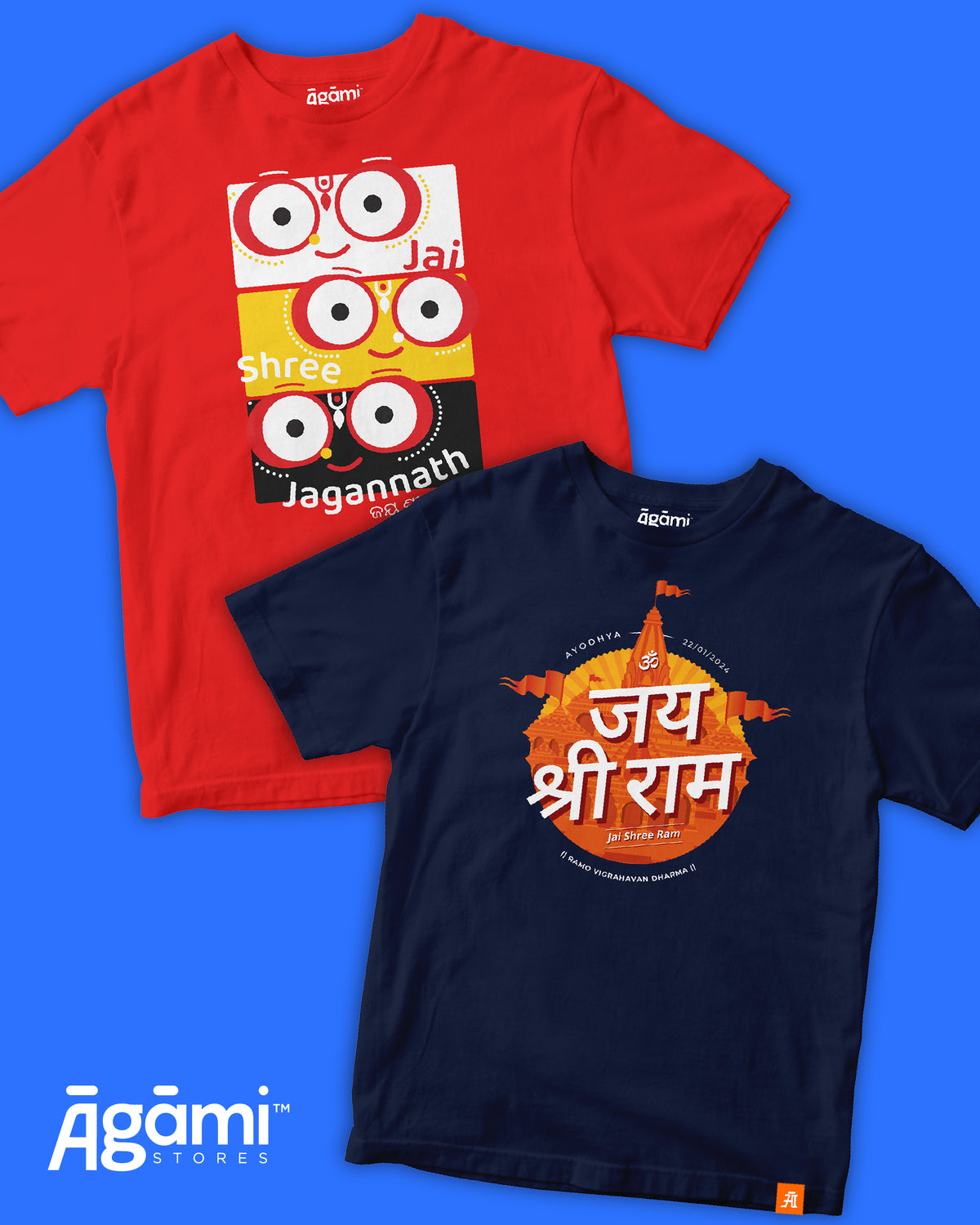 combo:jai-shree-jagannath-kids-tshirt-red,jai-shree-ram-kids-tshirt-devanagri-navy-blue