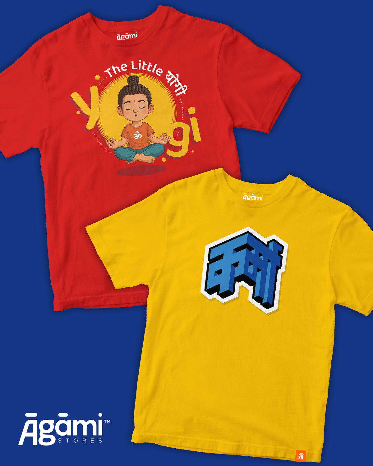 combo:the-little-yogi-kids-yoga-tshirt,karma-kids-tshirt-yellow