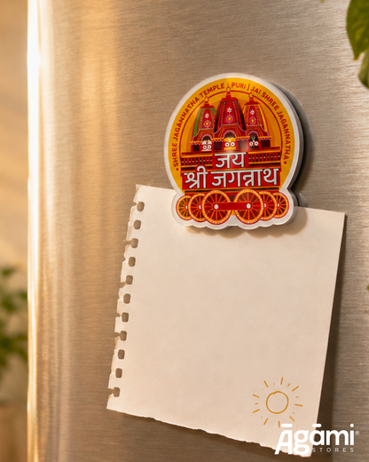 Jai Shree Jagannath Rath | Acrylic Fridge Magnet