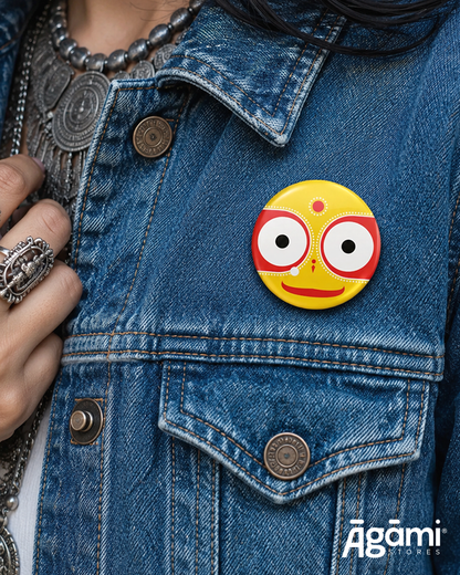 Shubhadraji | Pin Badge + Magnet