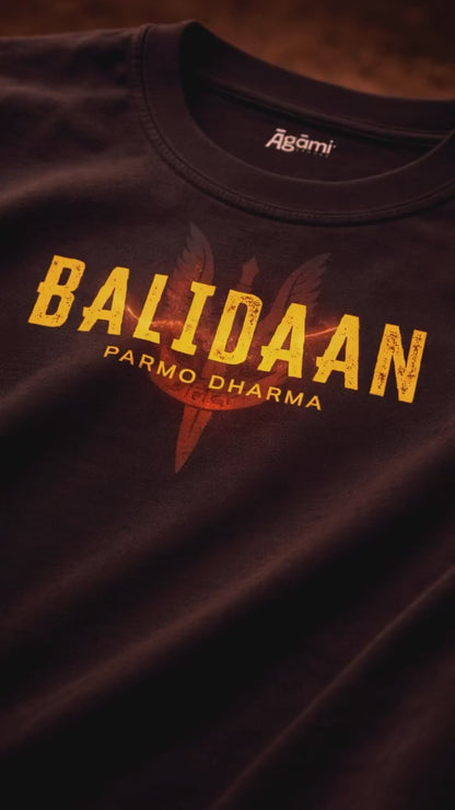 Balidaan Parmo Dharma - Black