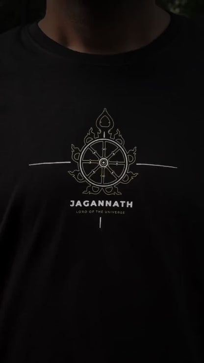 Shree Jagannath – Lord of the Universe T-shirt | Black