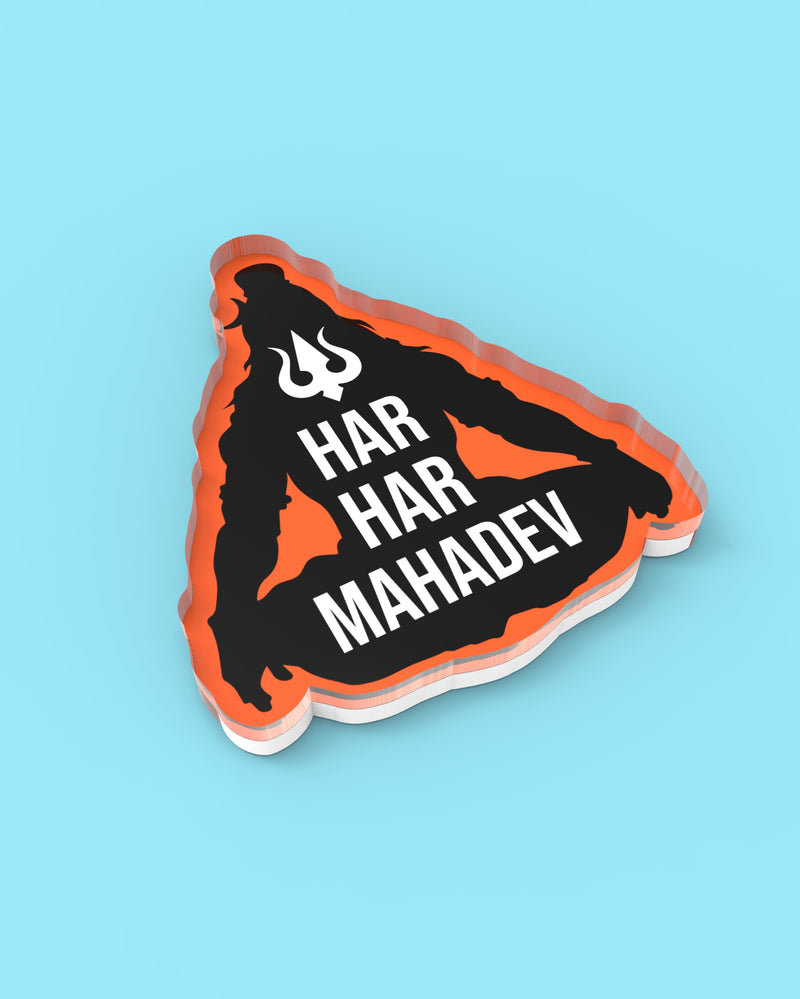 Har Har Mahadev | Acrylic Fridge Magnet