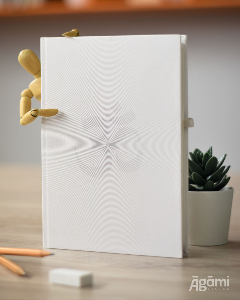 Om Vibes Journal | White