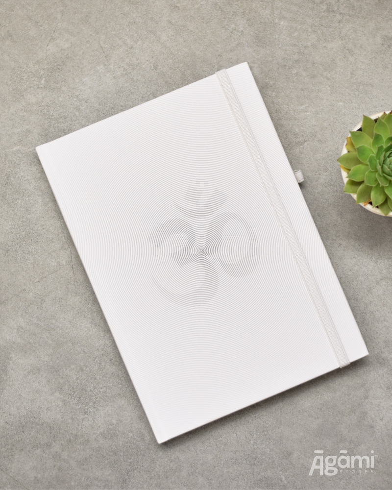 Om Vibes Journal | White