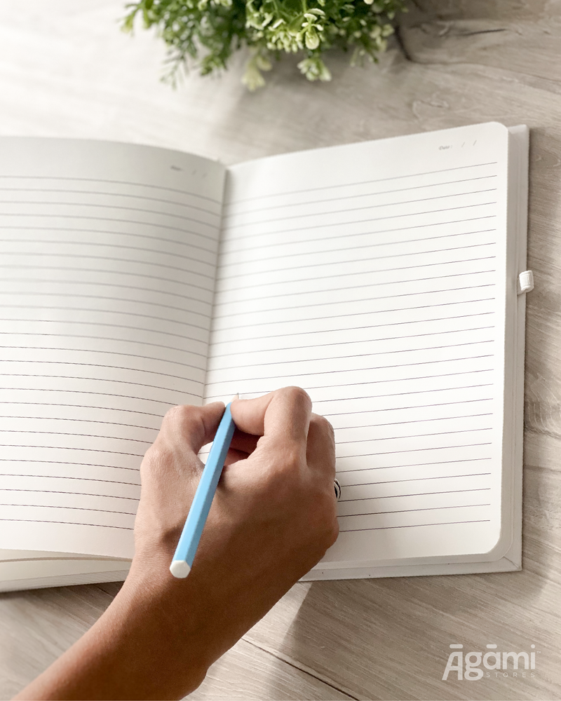 Om Vibes Journal | White