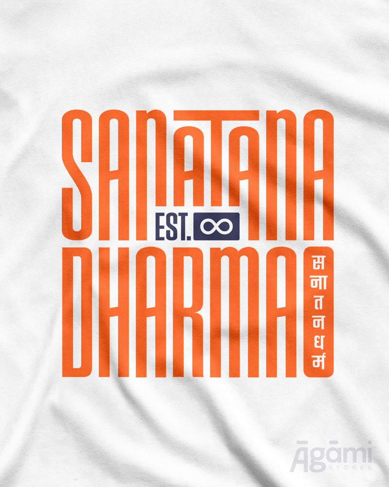 Sanātana Dharma Tshirt - White