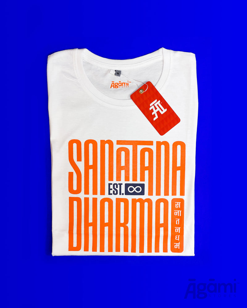 Sanātana Dharma Tshirt - White